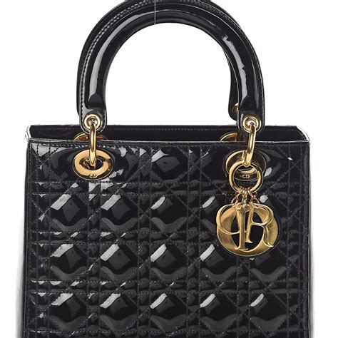 lady dior black style|christian dior lady dior medium.